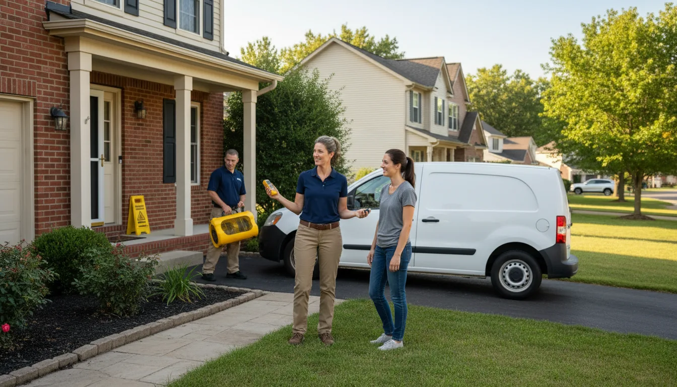 Water restoration image for Dehumidification And Cleanup Services in North Chili, NY